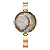 Titan Raga Power Pearls Quartz Women’s Watch – White Dial with Loose Pearls & Metal Bracelet | 95224WM01