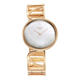 Titan Raga Power Pearls Quartz Analog Oval Mother of Pearl Dial Women’s Watch – Rose Gold Metal Bracelet | 95226WM01