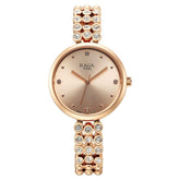 Titan Raga Showstopper Quartz Analog Rose Gold Dial Women’s Watch | Metal Bracelet | 95262WM01
