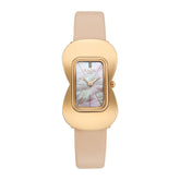 Titan Raga Glimmers Quartz Analog Pink Mother of Pearl Dial Women’s Watch | Pink Leather Strap | 95340WL01