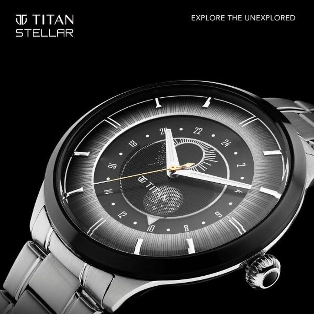 Titan Luna Sun Moon Phase in Frost Grey - Stellar Edition