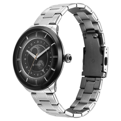 Titan Luna Sun Moon Phase in Frost Grey - Stellar Edition