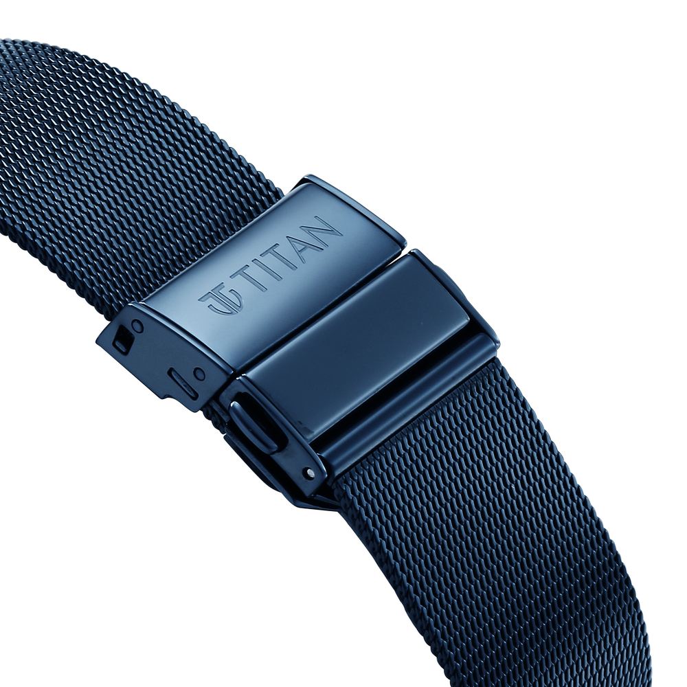 Titan Solace — Blue Stainless Steel, view 5