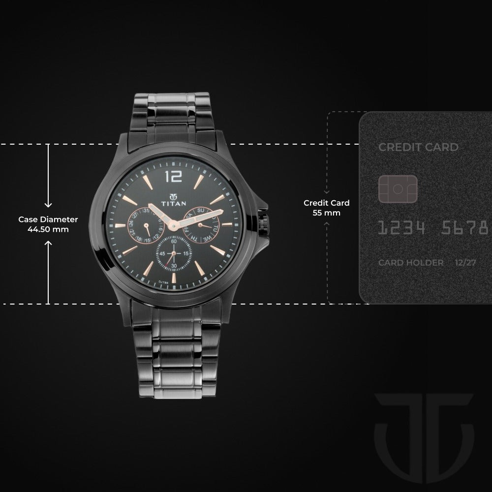 Titan Icon — Black Stainless Steel, view 3