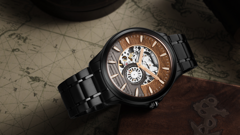 Titan Maritime Automatic Black Dial Men’s Watch – Stainless Steel Strap | 1793KM04