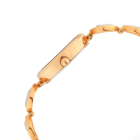 Titan Raga Viva Quartz Analog with Day and Date Rose Gold Dial Two Toned Metal Strap Watch For Women