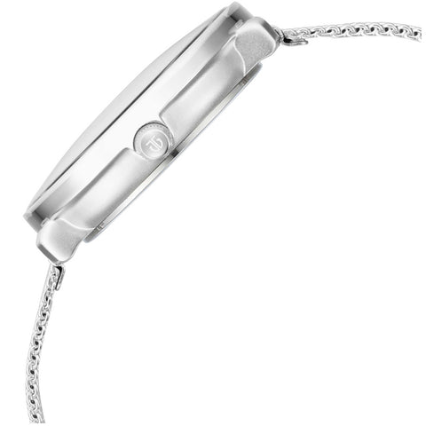Titan Women's Svelte Black: Multi-Function Watch with Metal Strap
