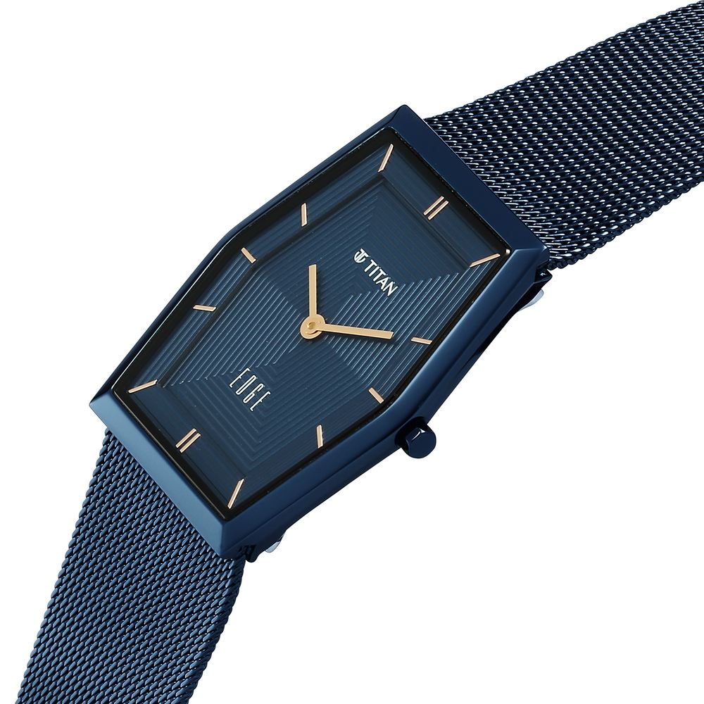 Titan Solace — Blue Stainless Steel II, view 4