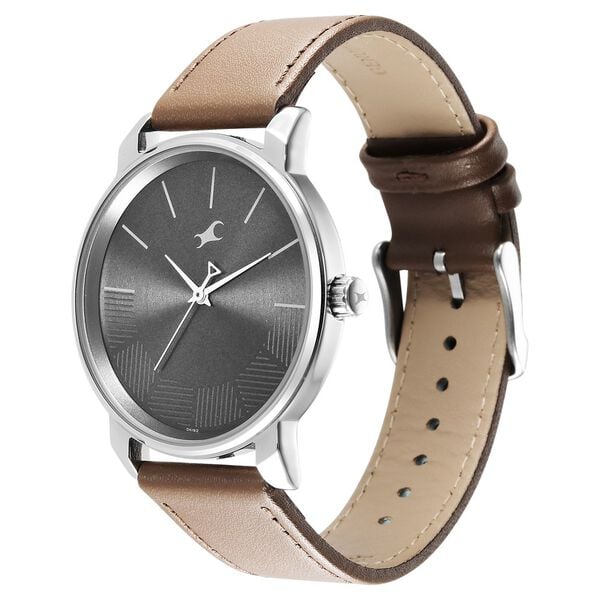 Fastrack Flux — Grey Leather