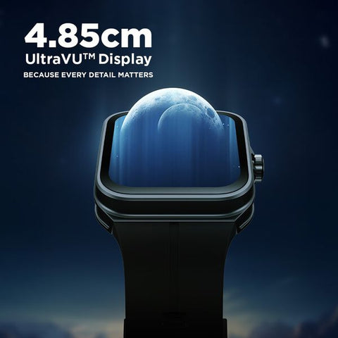 Fastrack VOX Neo Smartwatch 4.8CM Ultra Vu Display, Offline Voice Commands, Functional Crown
