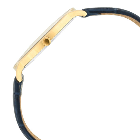 Titan Nebula Lustre 18k Gold Analog Leather Strap Watch for Men | 5064DL05