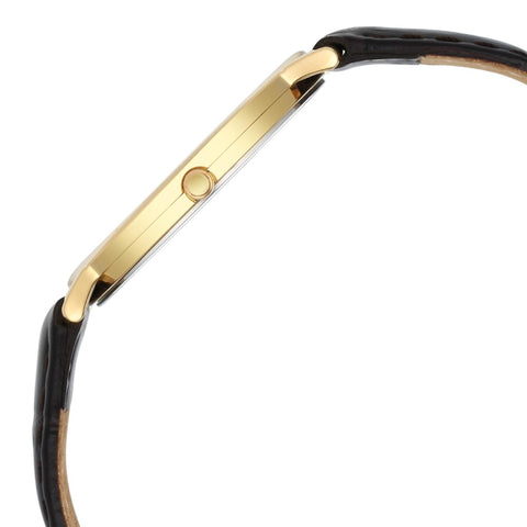 Titan Nebula Vintage 18k Gold Analog with Studded Indices Watch for Men | 600DL22