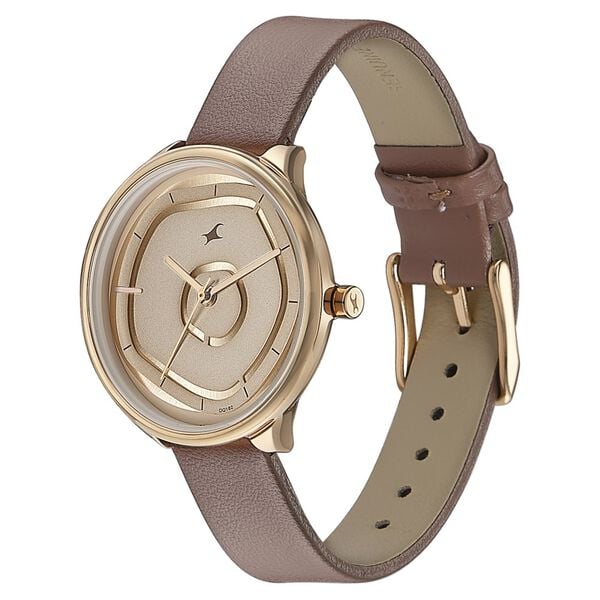 Fastrack Flux — Rose Gold Leather