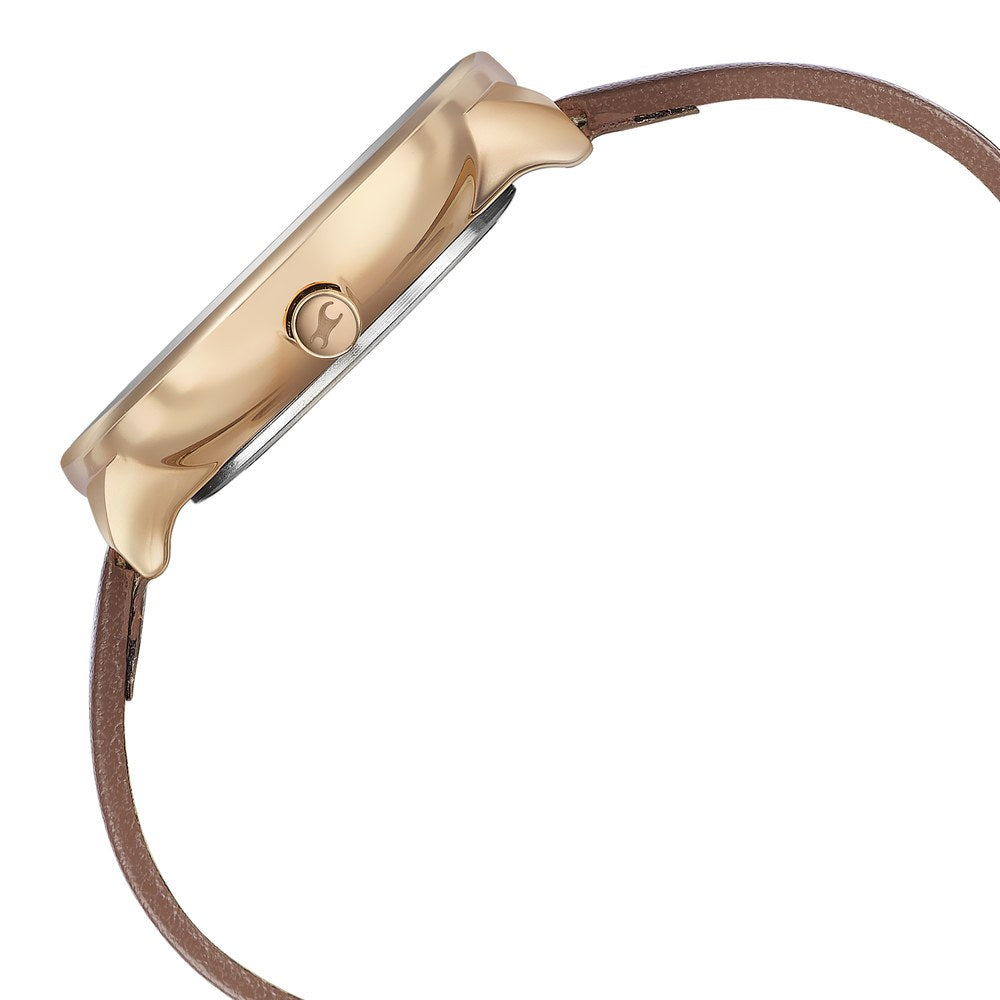Fastrack Flux — Rose Gold Leather, view 4