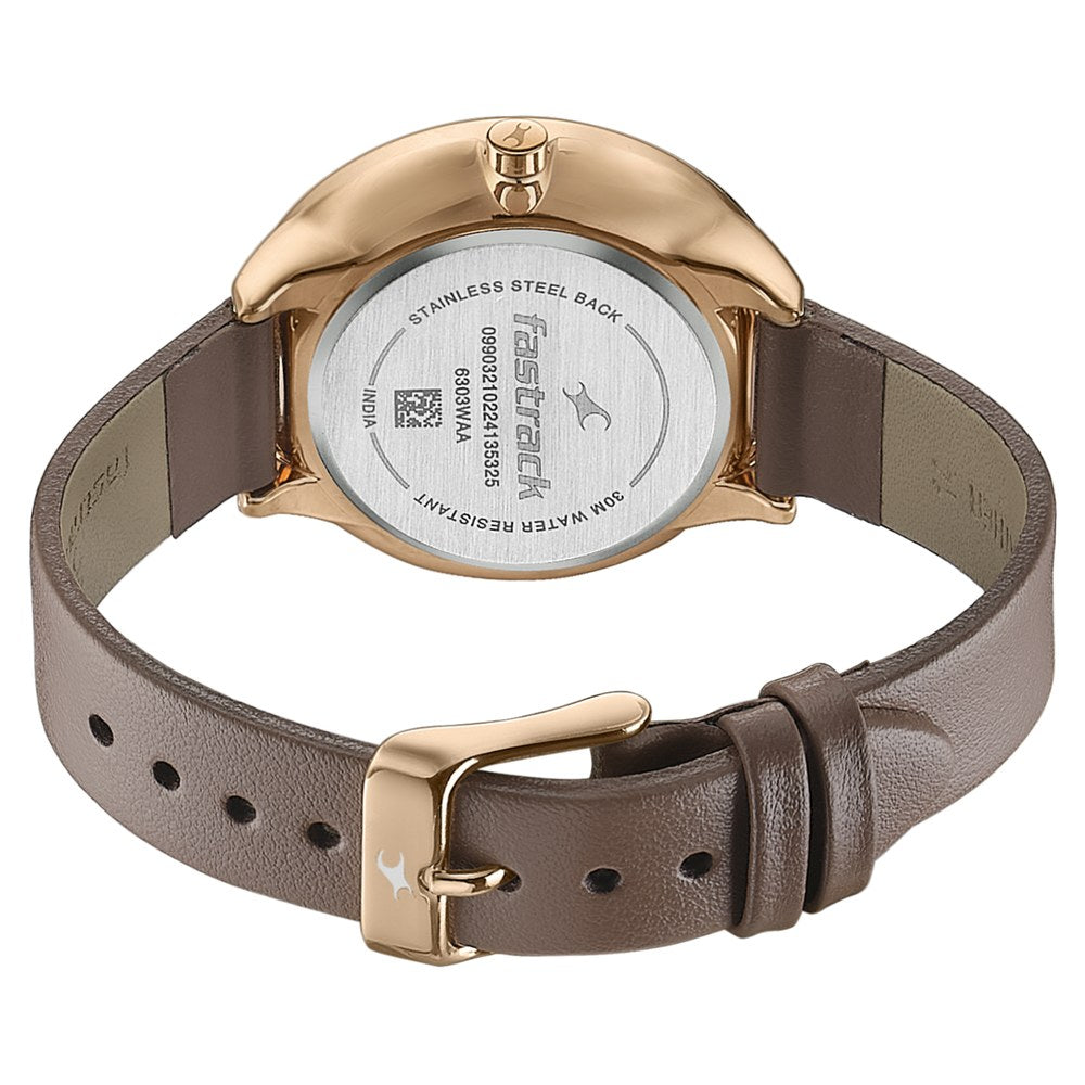Fastrack Flux — Rose Gold Leather, view 5