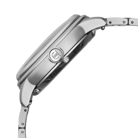 Titan Stellar Ice Meteorite Automatic Authentic Meteorite Dial Men’s Watch – Open-Heart & Silver Stainless Steel Bracelet | 90110SM01