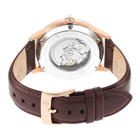 Titan Skeletal Automatic Blue Dial Men’s Watch – Brown Leather Strap | 90110WL04