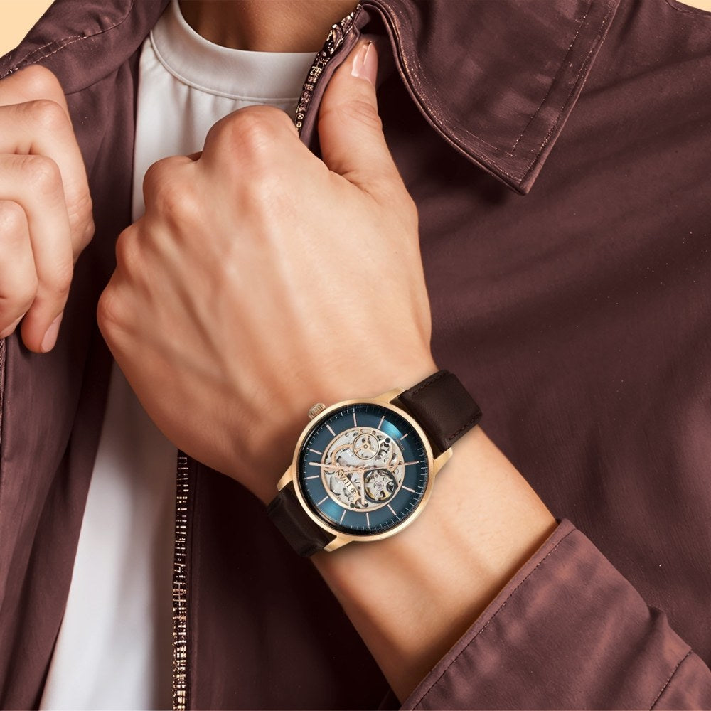 Titan Obsidian — Blue Leather, view 8