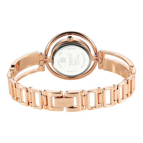 Titan Raga Power Pearls Mother-of-Pearl Dial Women’s Watch – Metal Bracelet | 95232WM01