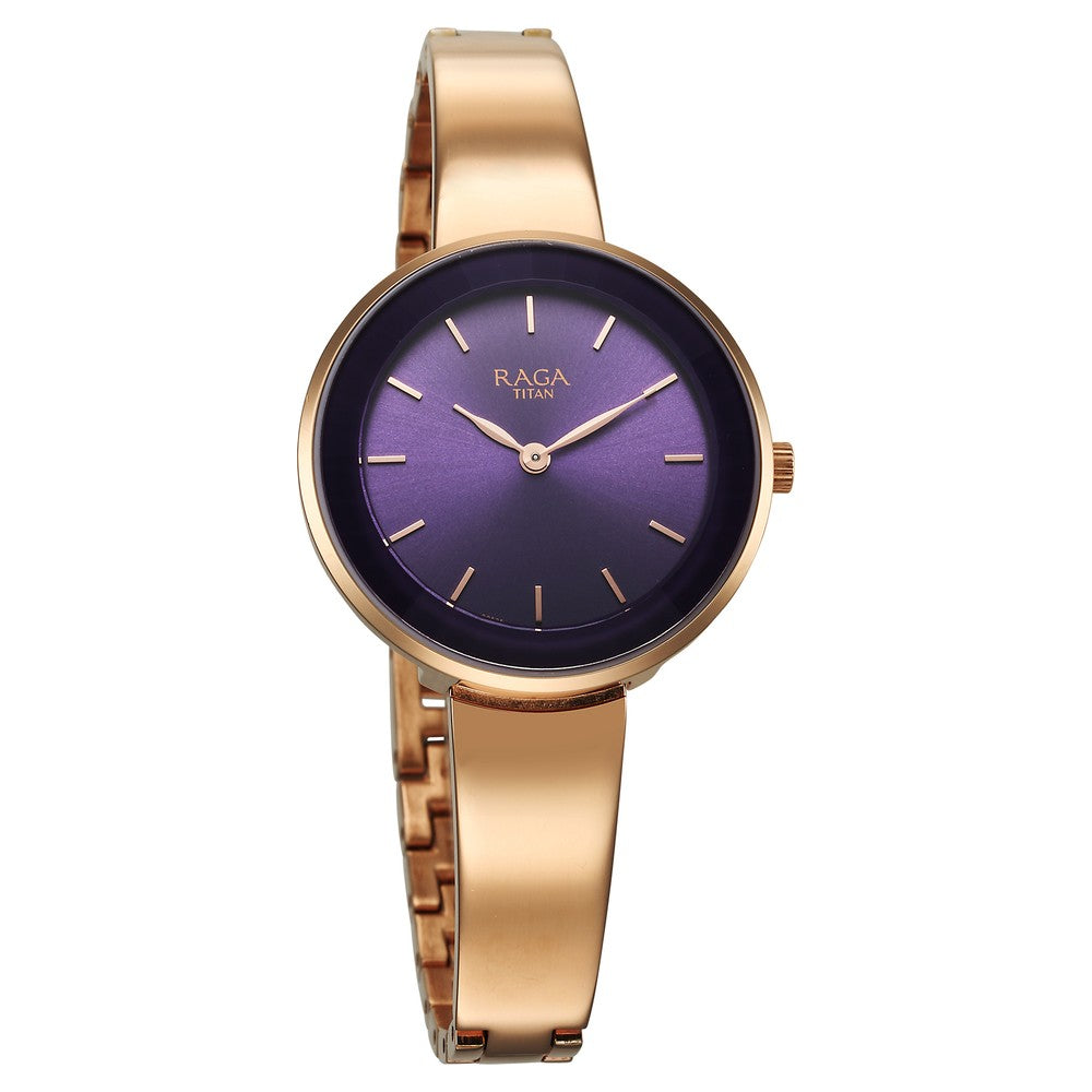 Titan Raga Bella — Purple Metal, view 3