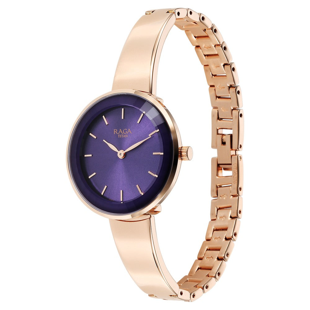 Titan Raga Bella — Purple Metal, view 4
