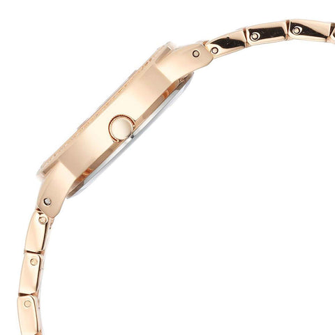 Titan Raga Showstopper Quartz Analog Round Pink Dial Women’s Watch | Rose Gold Metal Bracelet | 95281WM01