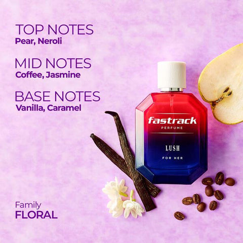 Fastrack Perfume Lush For Her – Eau de Parfum (100ml)